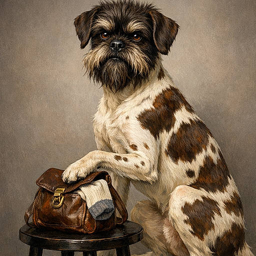 Danoisaffen : le grand chien d’arrêt au visage de petit bandit (guide satirique et terriblement utile)