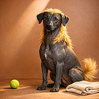 Xoloden Retriever: The Hairless Sunbather With a Golden Heart (and Zero Chill)