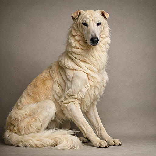 Borzpei: The Wrinkled Windhound With a Velvet Scowl