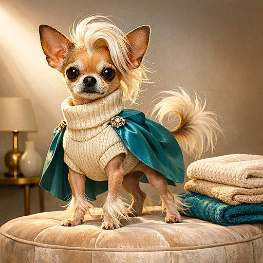 ChihuaCrested: The Pocket-Sized Diva With a Drafty Wardrobe