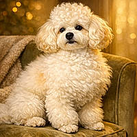 Canitoulon : le caniche en peignoir de coton qui juge votre déco