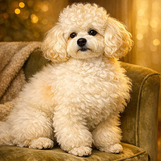 Canitoulon : le caniche en peignoir de coton qui juge votre déco