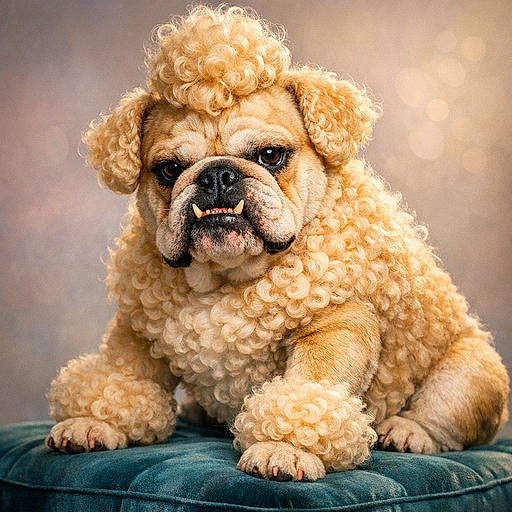 Poodledog: The Curly-Top Tank With a Taste for Drama