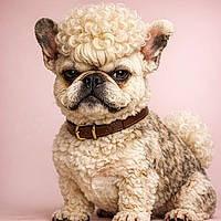 Canibouledogue : le bouledogue français en costume de gala (et le caniche en mode bulldozer)