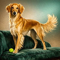 Gretriever: The Sprinting Socialite With a Feather Duster Tail