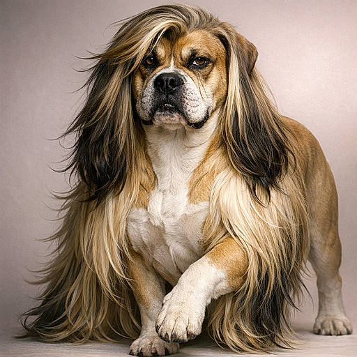 Afganibull: The Velvet Bouncer With a Supermodel Blowout