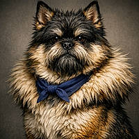 Affenkita : le samouraï moustachu qui surveille votre salon comme un temple