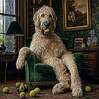 Wolfrendoodle Dog Breed Guide: The Giant Curly Irish Aristocrat With a Tennis Ball Agenda