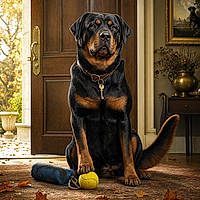 Labroweiler Dog Breed Guide: The Cheerful Security System With a Tennis Ball