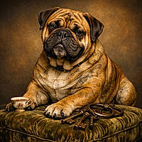 Mastibull: The Living Ottoman With a Bulldog Grin