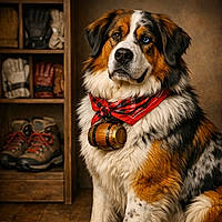 Saint-Austrabern : le sauveteur hyperactif qui range la maison en bavant