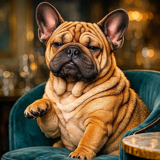 SharNchéi: The Wrinkle-Pressed Parisian Pugilist With a Velvet Scowl