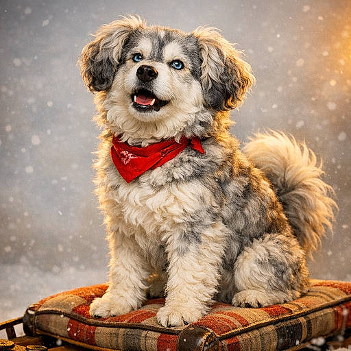 Huskapoo: The Snow-Drift Diva With a Teddy-Bear Perm