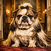 Shihbull: The Plush-Faced Bulldozer With a Bow on Top