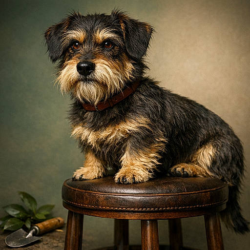 Teckustral : le terrier en costume de saucisse, avec une âme de shérif du jardin