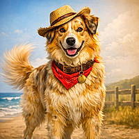 AussieGoldenator: The Herding Lifeguard Who Fetches Your Feelings