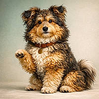 Labrasheltle: The Curly-Coated Hall Monitor of Your Living Room