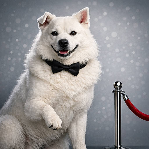 Eskistaffimo: The Fluffy Bouncer with a Smile Like Fresh Snow