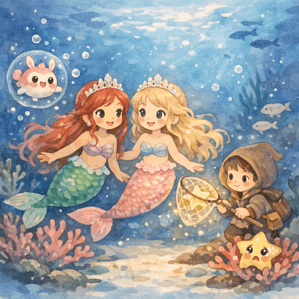A Beautiful Mermaid Princess and the Missing Twinkle