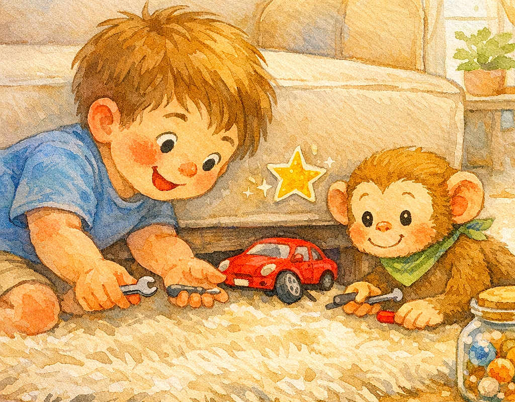 James the Mighty Chunk and the Star Racer Toy