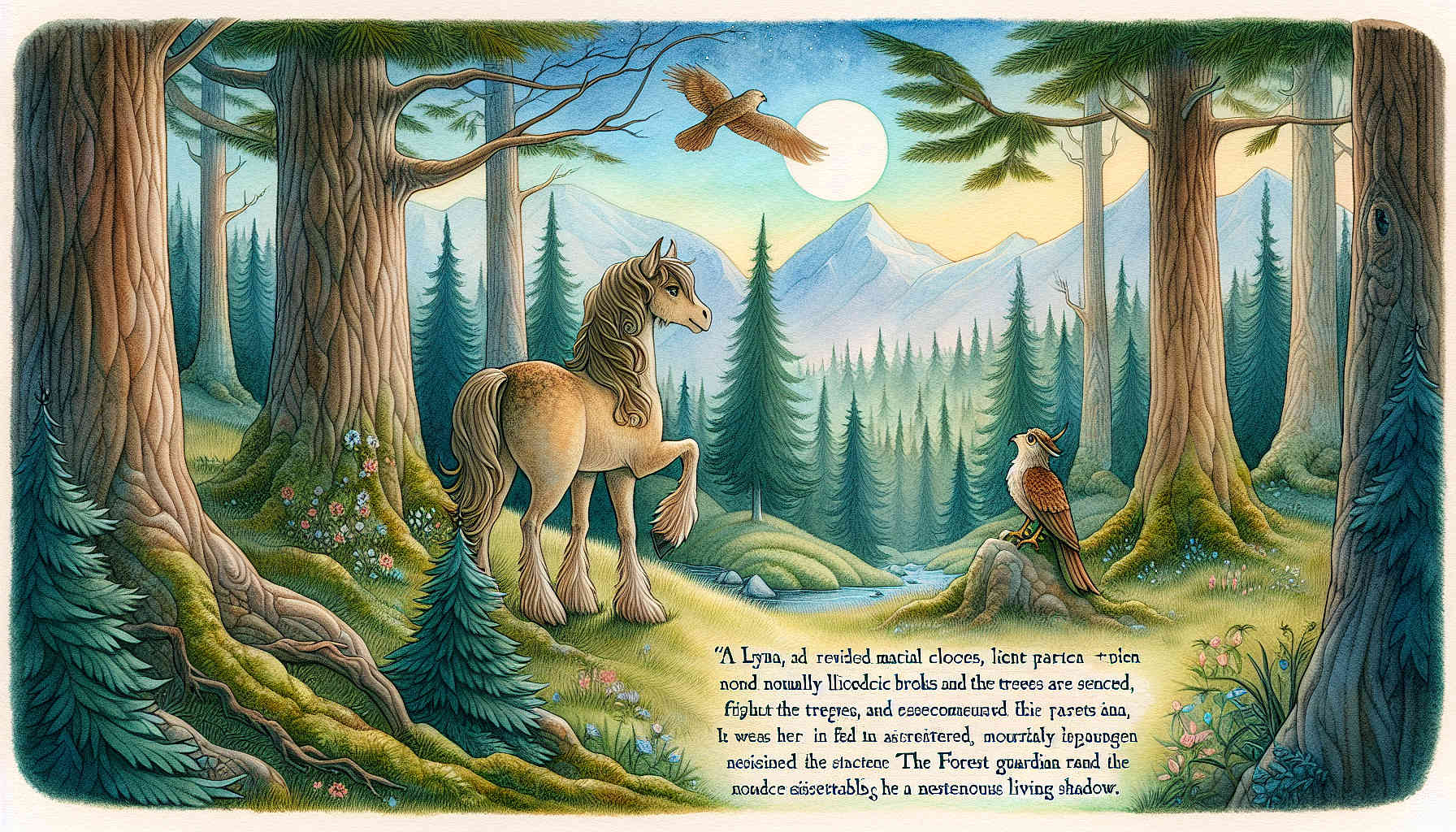 Le Gardien de la Forêt Enchantée