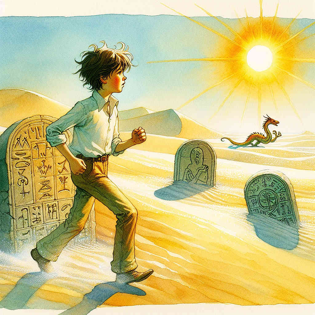 Evan et la Pyramide Oubliée des Sables