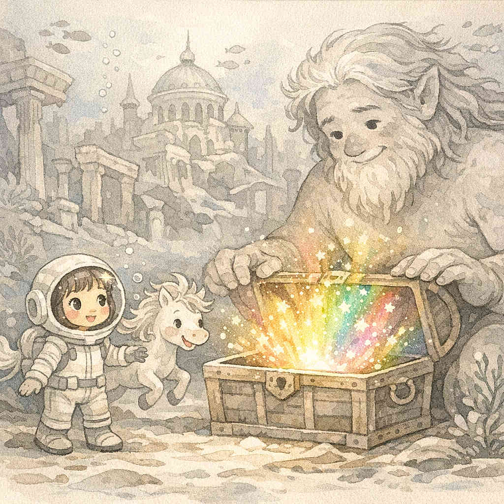 Nawa l’astronaute et les couleurs d’Atlantide