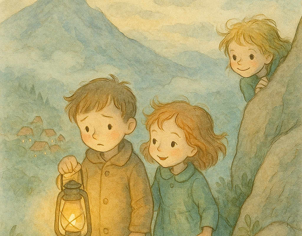 Cyrus and the Lantern Above the Clouds