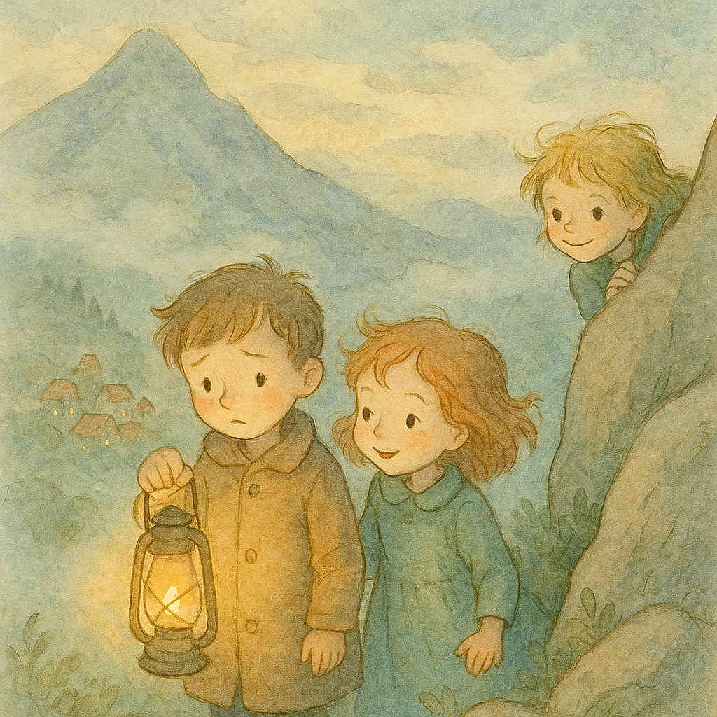 Cyrus and the Lantern Above the Clouds