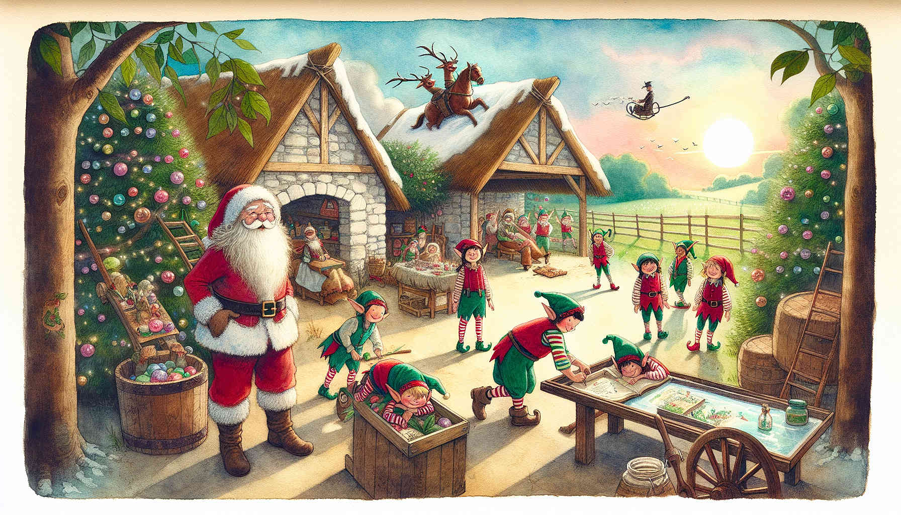 Les Aventures de Père-Noël à la Ferme