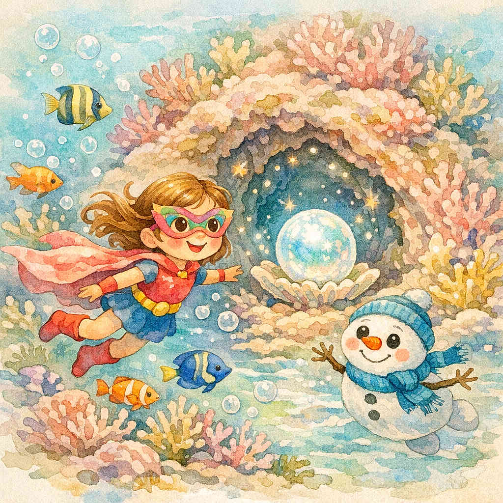 Nawli et le bonhomme de neige des coraux