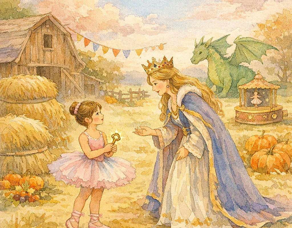 Giulia la ballerine et la clé de la Mélodie des Saisons