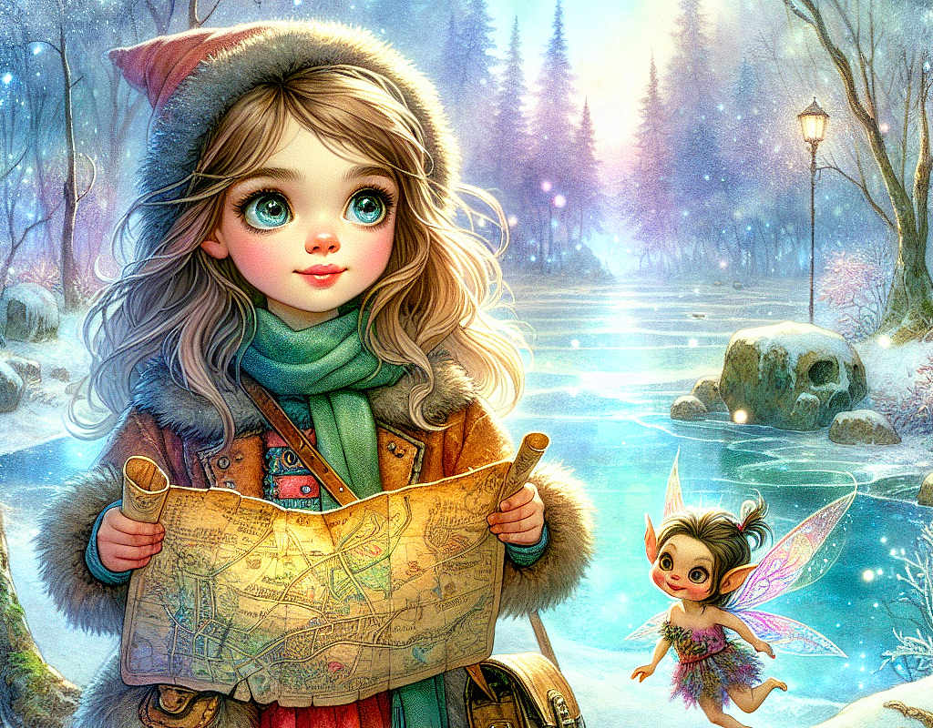 Luna's Magical Quest: Unfreezing the Enchanted Lake