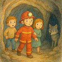 Fire fighter and the Lost Lantern