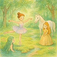 Lucie et la Danse de la Forêt Enchantée
