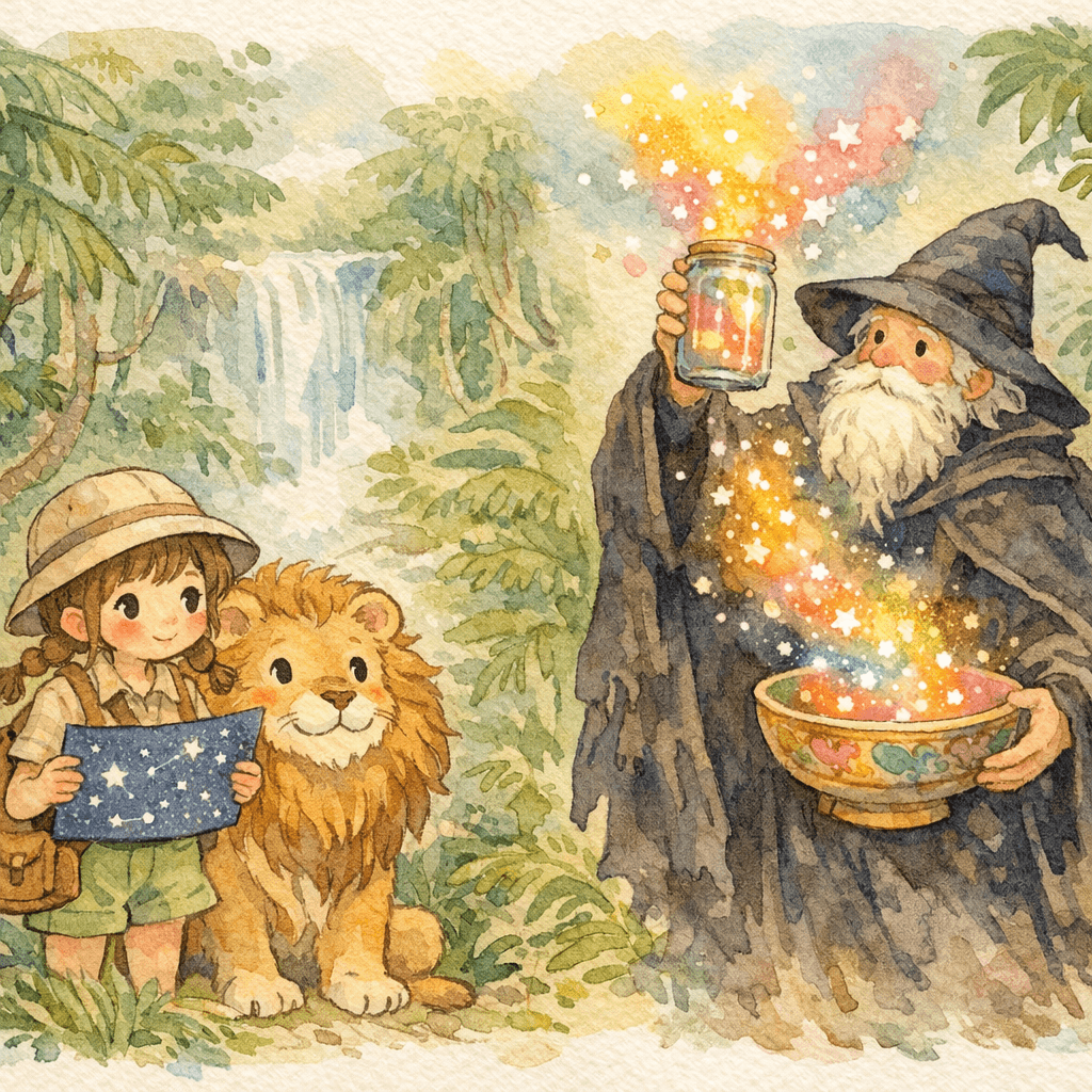 Astrid the Star and the Jar of Rainforest Colors