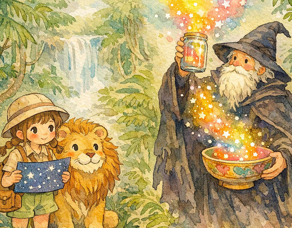 Astrid the Star and the Jar of Rainforest Colors