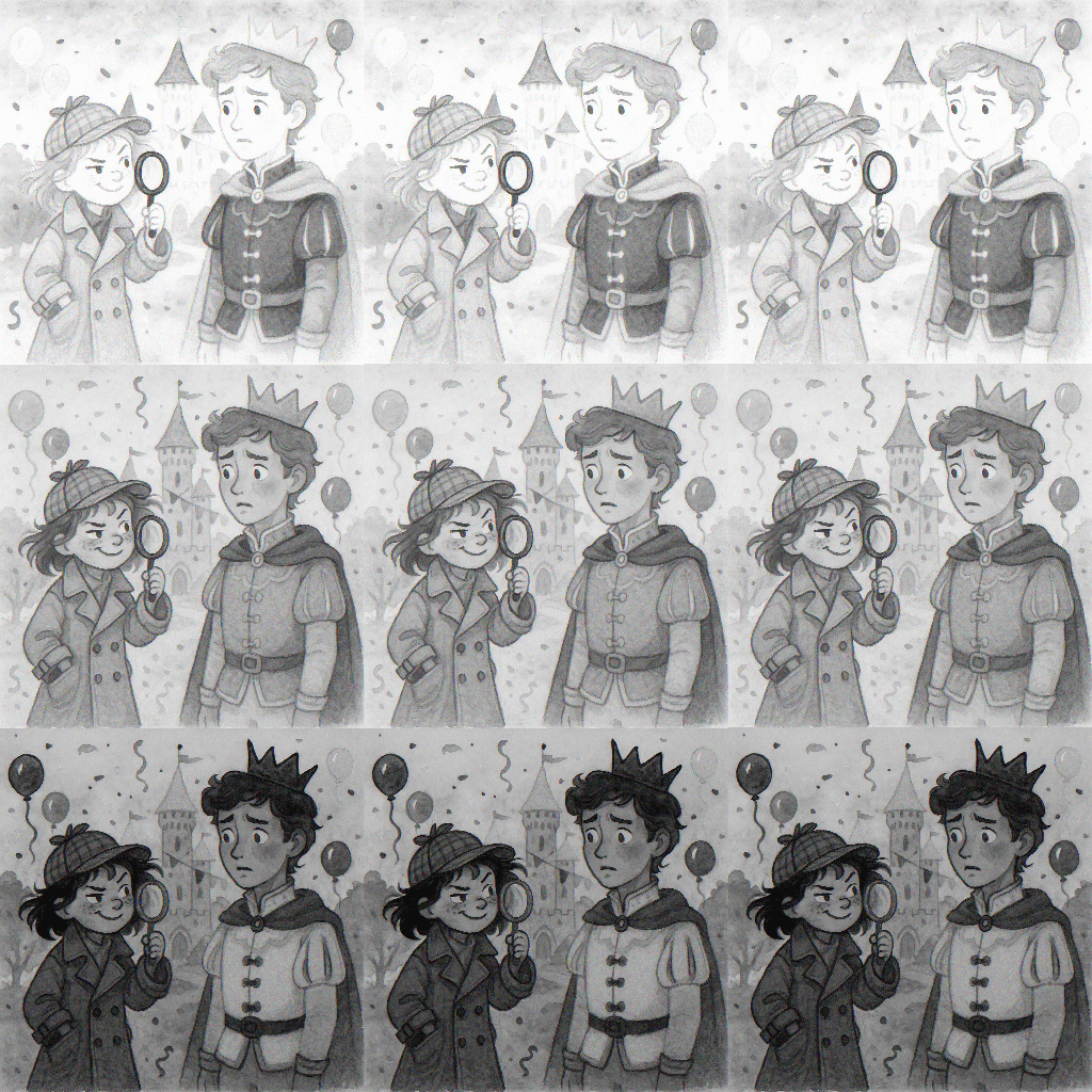 Araik, la Petite Détective et la Couronne Perdue