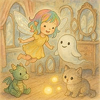 Jolly Molly and the Friendly Ghost in the Illusion Chamber