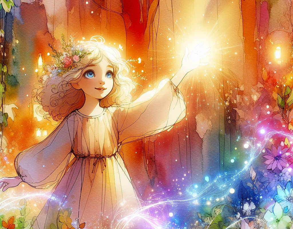 Lily and the Enchanted Quest to Restore Colors