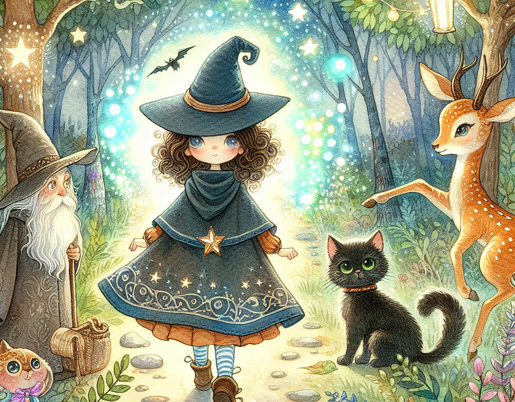 Ellie's Epic Adventure in the Enchanted Forest