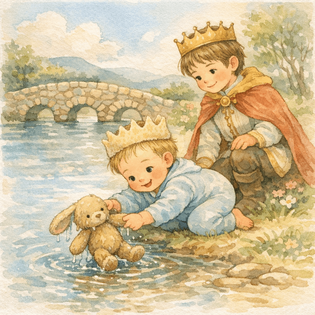 Ibrahim bébé câlin et le doudou du lac