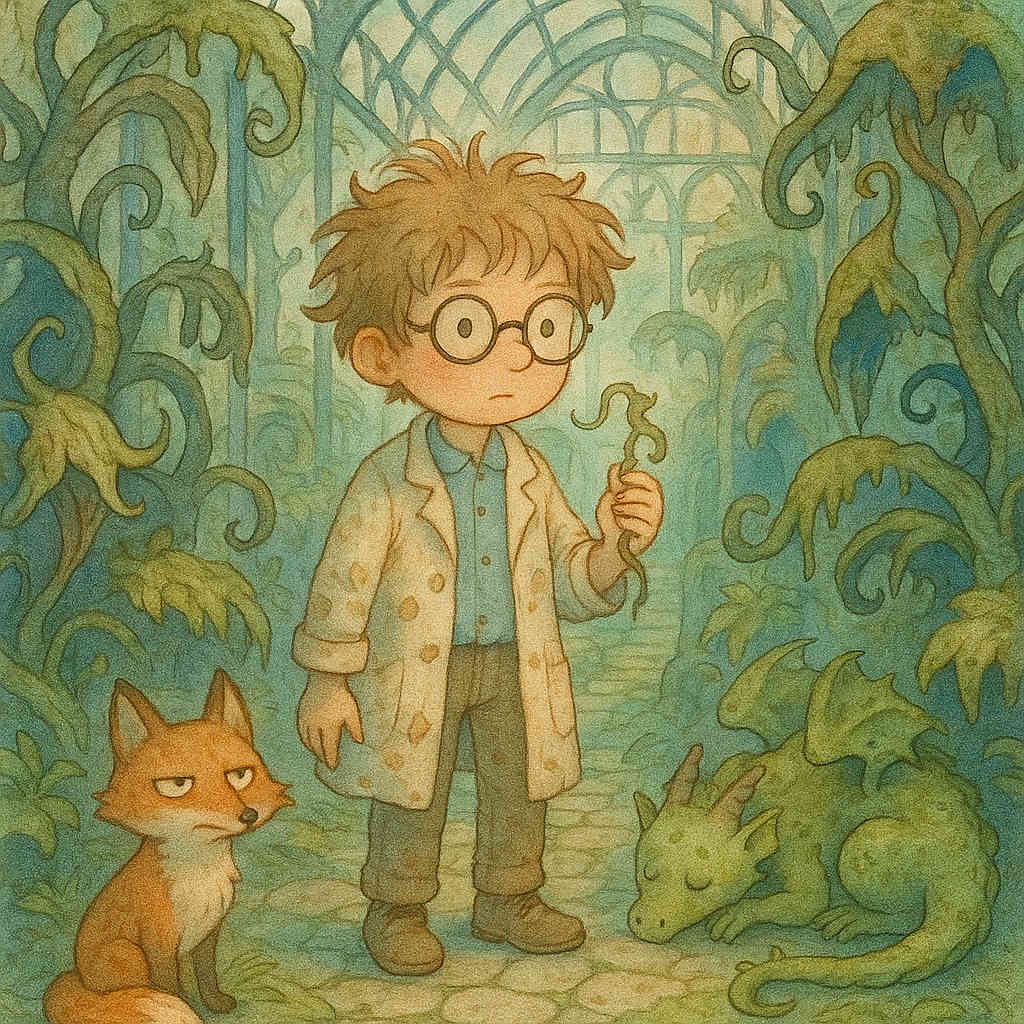 Julian and the Alchemist's Greenhouse: The Brew of Forgotten Courage