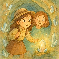 The Cave of Glowing Light