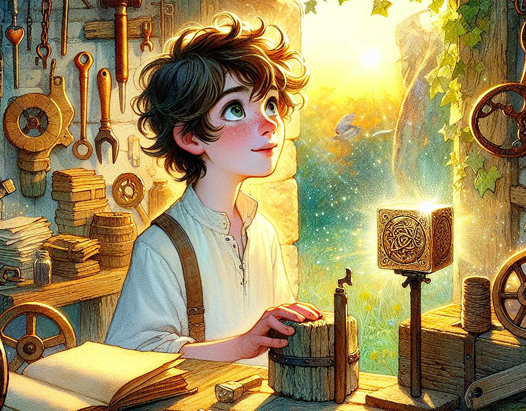 Clockwork Runes Kids stories - The Clockwork Miracle of the Gearbound Glade Chapter 1 ...