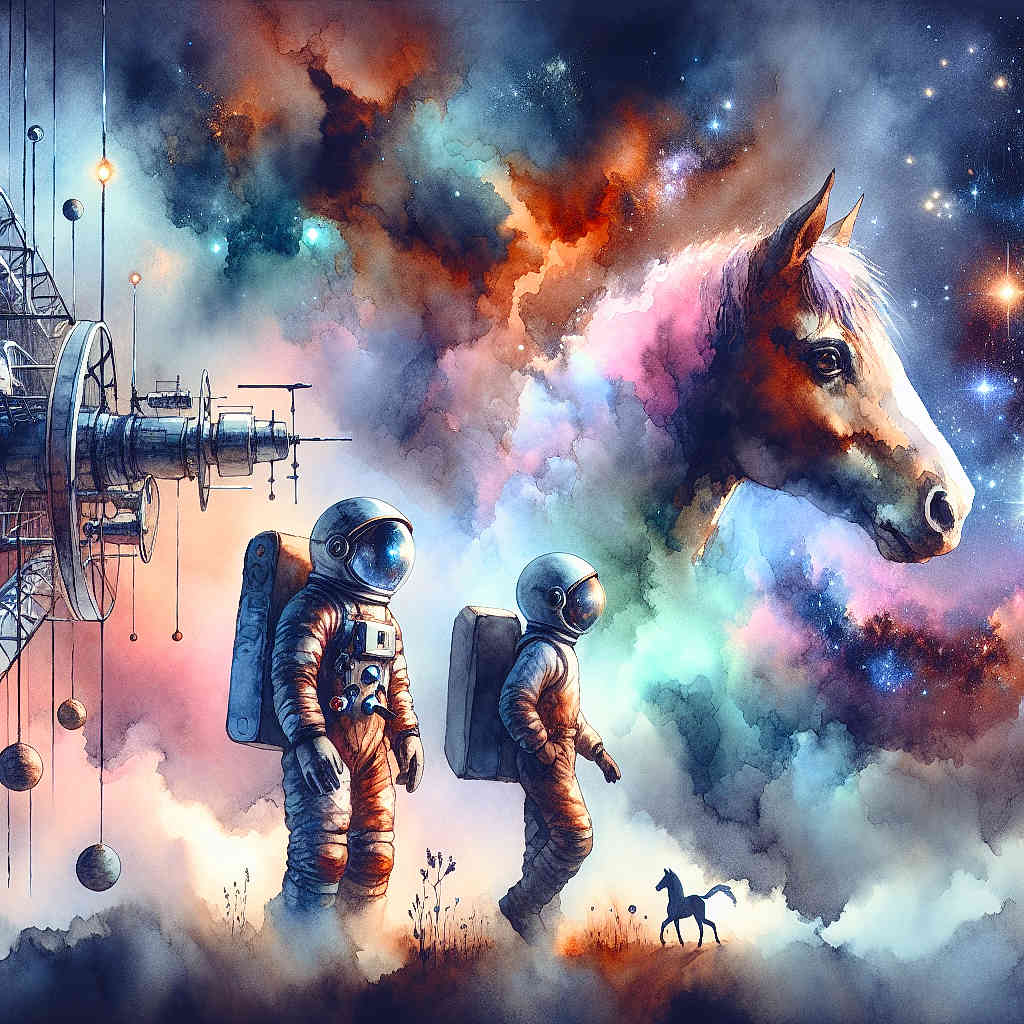 Nova and the Galactic Outpost Enigma