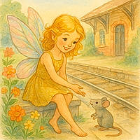 Darya à la gare