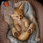A peacefully sleeping baby is bundled in a wonderfully busy floral onesie, looking like a tiny fashion model who has bravely surrendered to nap time. The cozy textured blanket and little pillow make the whole scene feel warm, quiet, and snug.