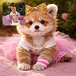 A chubby-cheeked baby girl wearing a sparkly gold bow headband and a frilly pink tutu sits on a pink blanket outdoors, surrounded by greenery and flowers, with a deliciously messy first birthday cake in front of her, complete with a glittery '1/2 way to ONE' cake topper. The baby looks adorably surprised with cake frosting smeared around her mouth and fingers, capturing the joyous chaos of a half-birthday celebration.