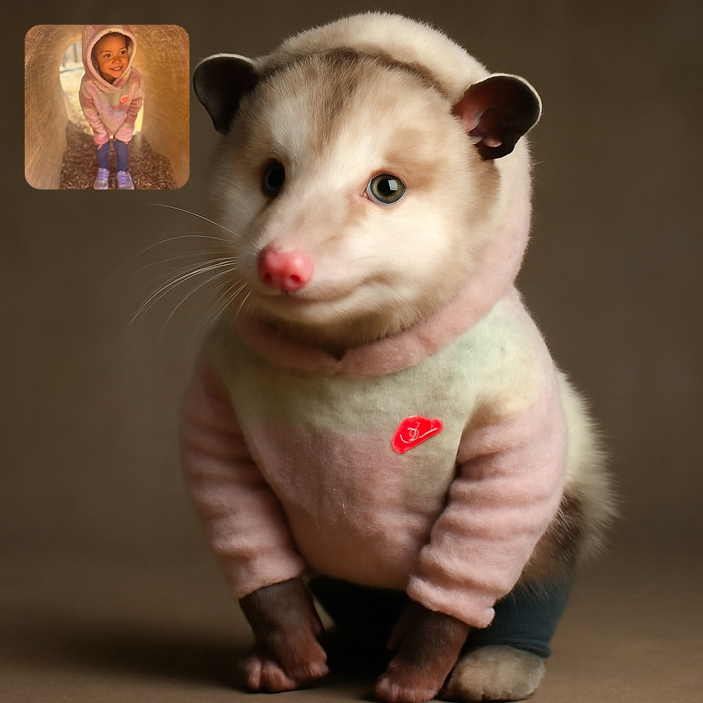 A joyful child peeks out from inside a tunnel, wearing a cozy pastel hoodie and sneakers, with a mischievous smile that could brighten anyone's day. The soft focus and warm lighting make it look like a magical moment of childhood adventure.